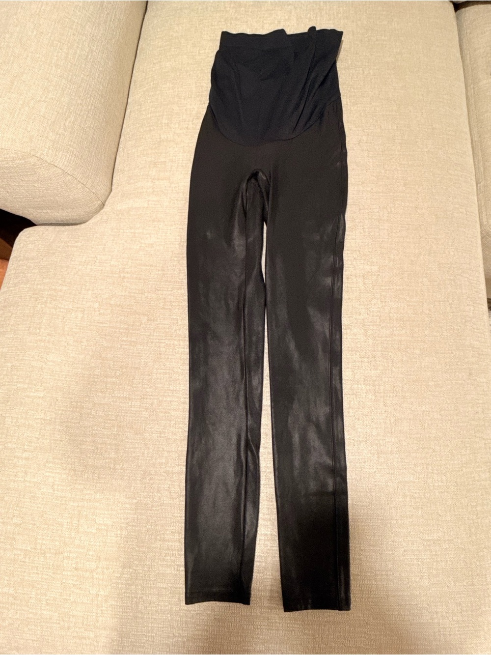 SPANX Mama Maternity Faux Leather Leggings
